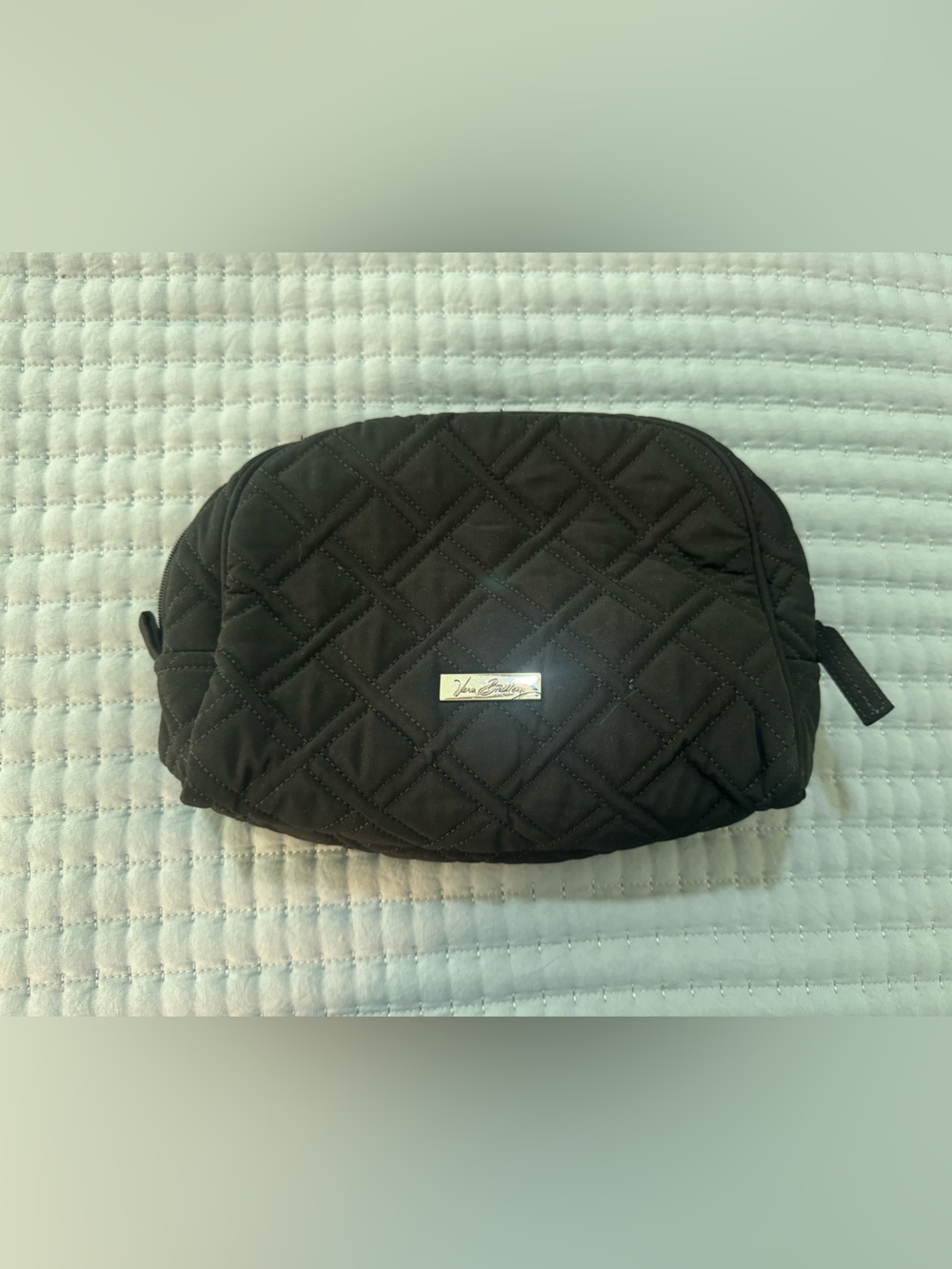 Vera Bradley black toiletry bag